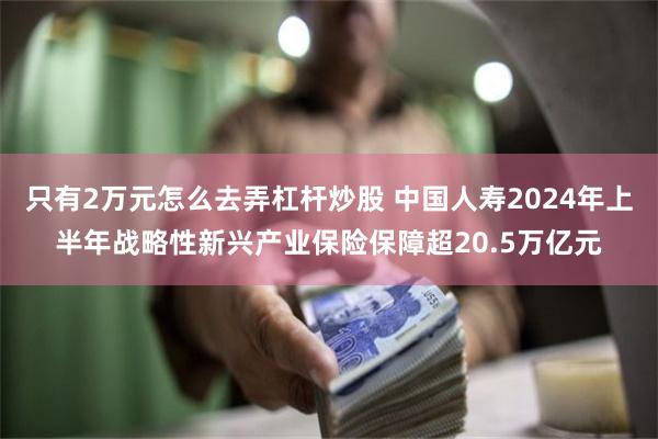 只有2万元怎么去弄杠杆炒股 中国人寿2024年上半年战略性新兴产业保险保障超20.5万亿元