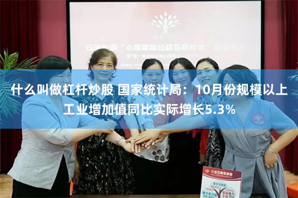 什么叫做杠杆炒股 国家统计局：10月份规模以上工业增加值同比实际增长5.3%