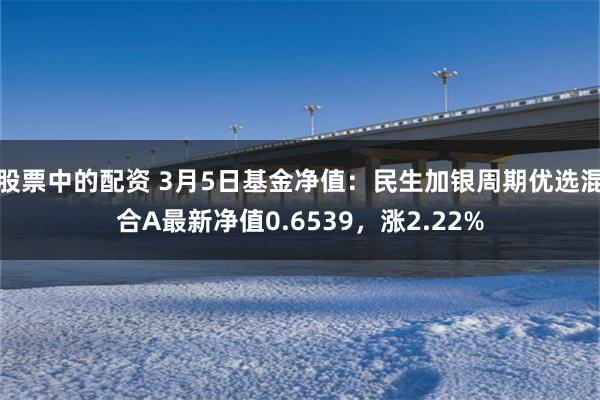 股票中的配资 3月5日基金净值：民生加银周期优选混合A最新净值0.6539，涨2.22%