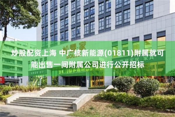 炒股配资上海 中广核新能源(01811)附属就可能出售一间附属公司进行公开招标