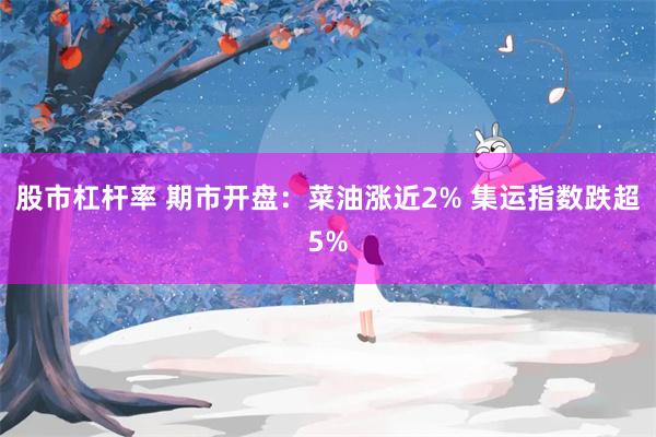 股市杠杆率 期市开盘：菜油涨近2% 集运指数跌超5%