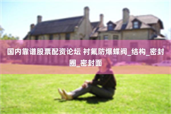 国内靠谱股票配资论坛 衬氟防爆蝶阀_结构_密封圈_密封面