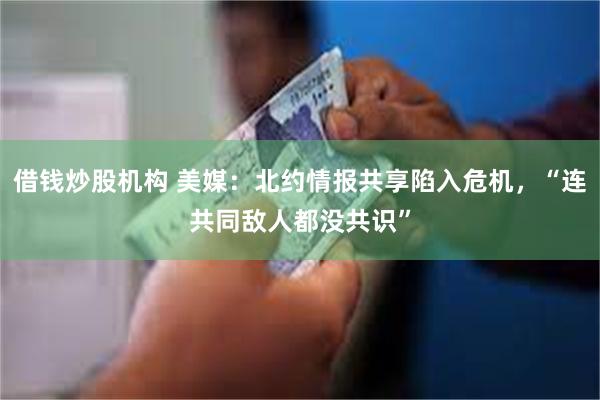 借钱炒股机构 美媒：北约情报共享陷入危机，“连共同敌人都没共