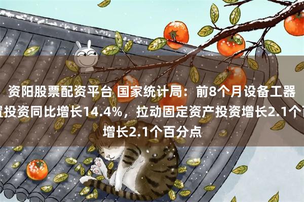 资阳股票配资平台 国家统计局：前8个月设备工器具购置投资同比